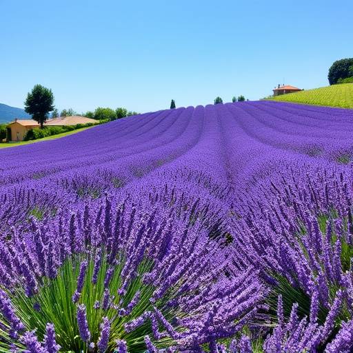 Campi di lavanda in Liguria