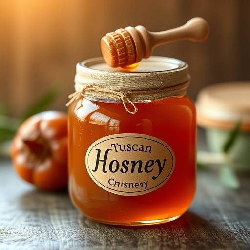 Miele di castagno della Toscana, vasetto da 250g, sapore intenso e aromatico.